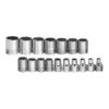 Williams Metric 3/8" Drive Shallow SUPERTORQUE™ Socket Set – 12 Point (12 Piece)