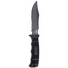SOG SEAL Pup Fixed 4.75" Powder Coated Combo Blade GRN Handles Kydex Sheath