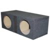 QPower Dual 10" Slot-Ported Empty Woofer Enclosure