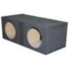 QPower Dual 12" Slot-Ported Empty Woofer Enclosure