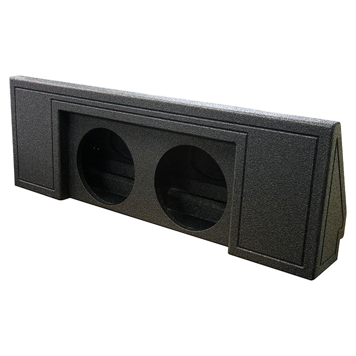 QPower "QBOMB" Canyon/Colorado Crew Cab '15-'19 Dual 10" Empty Woofer Box
