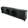 QPower Dual 10" Sealed Empty Woofer Enclosure - Ford '09-'24 F-150 Super Crew'17-'24 Ford F-250/350
