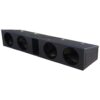 QPower “QBOMB” Ford F-Series Super Crew '09-'26 Quad 8″ Empty Woofer Enclosure
