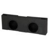 QPower "QBOMB" Chevy/GMC Crew Cab '07-'13 Dual 12" Vented Empty Woofer Box