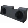 QPower "QBOMB" Chevy/GMC Crew Cab or Double Cab '19-'26 Dual 12" Sealed Woofer Box