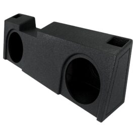 QPower “QBOMB” Chevy/GMC Crew Cab or Double Cab ’19-'24 Dual 12″ Vented Empty Woofer Box