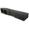 QPower "QBOMB" Chevy/GMC Crew Cab '07-'24 Dual 8" Ported Woofer Box