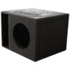 QPower “QBOMB” Single 10″ Horn-Ported Empty Woofer Box