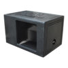Qpower Single 12" Bomb BoxSquare Ported Square Woofer opening