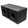 Qpower Dual 6.5" Enclosure Vented QBOMB with Spray liner