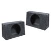 Qpower QBOMB Single 12" Empty Woofer Box Mounts behind seat