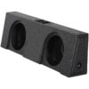 Qpower QBOMB Dual 10" Vented Empty Box Behind Seat Mount
