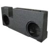 Qpower “Q-Bomb” Toyota Tundra Double Cab '07 - '24 Dual 10” Ported Woofer Enclosure