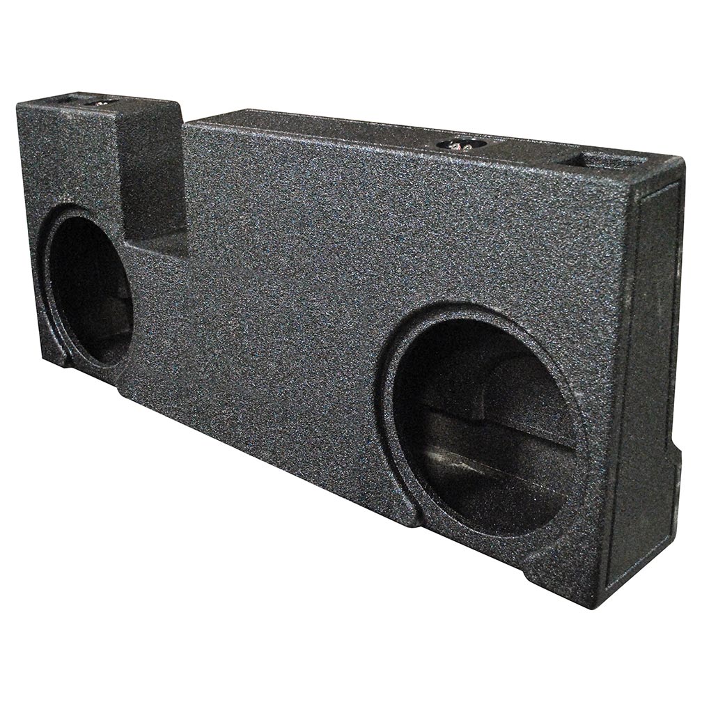 Qpower “Q-Bomb” Toyota Tundra Double Cab '07 - '24 Dual 10” Ported Woofer Enclosure
