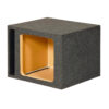 QPower Single Square 12" Slot Ported Empty Woofer Enclosure