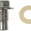 Oil Drain Plug Pilot Point 1/2-20, Head Size 9/16 In.