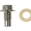 Oil Drain Plug Pilot Point 1/2-20, Head Size 9/16 In.
