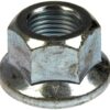 Wheel Nut 9/16-18 Flanged Flat Face - 7/8 In. Hex, 5/8 In. Length