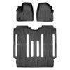 Smartliner Floor Liners Front/2nd Row 2015-2021 Kia Sedona - 8 Passenger Model (Black)