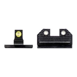 Night Fision Optics-Ready Stealth Series for Springfield Hellcat - Yellow Front Ring / Black Rear Ri