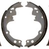 REPLACED BY 14B514. Bonded Rear Brake Shoe Set