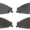 REPLACED BY 14D749CHF1. Ceramic Front Disc Brake Pad Set with Hardware