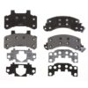 Semi-Metallic Front Disc Brake Pad Set