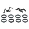 Front Disc Brake Caliper Hardware Kit with Clips and Seals
