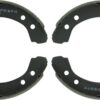 Dura Brake Shoes-Bonded