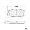C-Tek Semi-Metallic Brake Pads with Shims