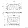 QB Standard Ceramic Brake Pads by MPA