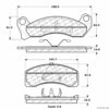 REPLACED BY 4000-0499-00. DFC 3000 Ceramic Brake Pads