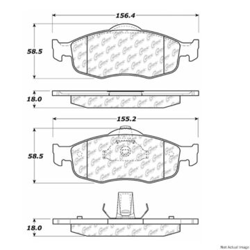 C-Tek Ceramic Brake Pads with Shims