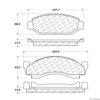 Posi-Quiet Semi-Metallic Brake Pads with Hardware