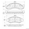 Posi-Quiet Semi-Metallic Brake Pads with Hardware