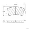 Posi-Quiet Ceramic Brake Pads with Shims