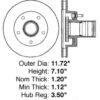 Centric Premium Brake Rotor