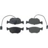 Centric Premium Semi-Metallic Brake Pads with Shims
