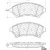 Centric Premium Ceramic Brake Pads with Shims and Hardware
