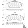 Centric Fleet Performance Brake Pads with Hardware