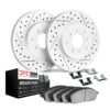 DFC Geoperformance Rotors-D/S w/ 5000 Advanced Brake Pads w/ Hdwr