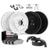 DFC Geoperformance Rotors-D/S w/ 5000 Advanced Pads w/ DFC Drums, Shoes & Hdw
