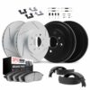 DFC Geoperformance Rotors-Slotted w/ 5000 Adv Pads w/ DFC Drums, Shoes & Hdw