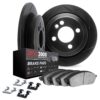 REPLACED BY 3812-80004. DFC Brake Rotor - Slotted - Black w/3000 Brake Pads & HW Kit