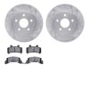 DFC Brake Rotor with 3000 Ceramic Brake Pads