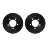DFC Brake Rotors - Drilled & Slotted - Black