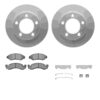 R1 Brake Rotors - Carbon Coated w/ Sup Dty Pads & Hdw