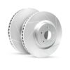 R1 Concepts Brake Rotor- Slotted - Silver (267 mm)