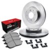 R1 Concepts Brake Rotor- Blank with Optimum Oe Pads & Hdw