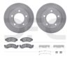 R1 Brake Rotors - Blank w/ Perf Off-Road/Tow Pads & Hdw